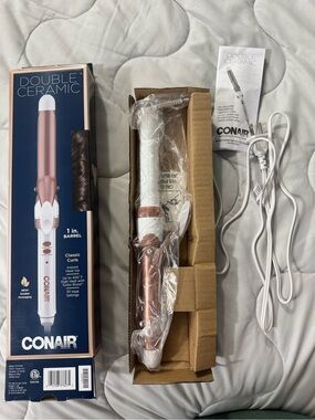 Conair Double Ceramic 1 Inch Curling Iron